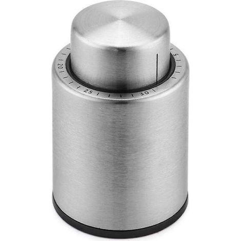 Wine Bottle Stoppers 2-in-1 Vacuum Wine Stoppers Stainless Steel Wine Savers, Reusable Wine Preservatives, Corks With Vacuum Pump Keep Wine Really Good