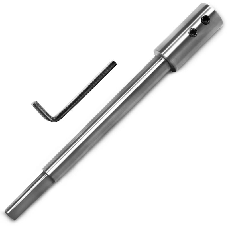 Rallonge Extra Longue De 170 Mm Pour Foret Forstner Avec Tige De 3/8", Tige D'Extension Pour Des Fraisages Et Des Perforations Particulièrement Profonds