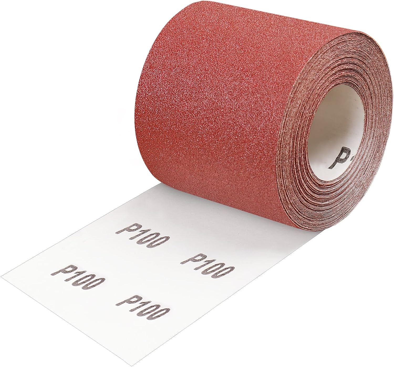 Rouleau De Papier Abrasif Grain 100, 93 Mm X 10 M Encollage Résine Synthétique De Haute Qualité Et Support Papier Renforcé, Ponçage Rouleau Abrasif Pour Métal Bois, Pour Ponceuses Vibrantes