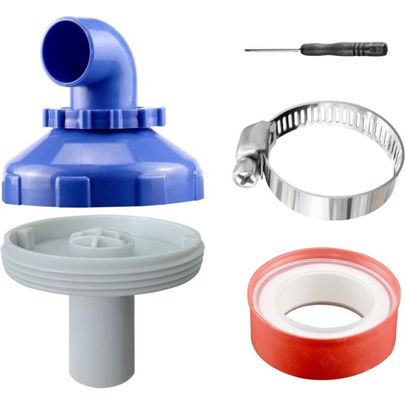Buse De Remplissage De Piscine 32 Mm, Rotative À 360 °, Pour Piscine, Buse De Sortie Avec Accessoires De Raccordement Pour Piscine, Diamètre 32 Cm, Buse Réglable