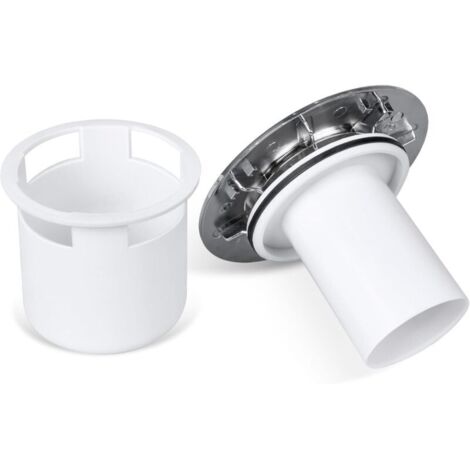 Couvercle De Rechange Pour Siphon De Douche 115 Mm, Couvercle Chromé, Débit Rapide, Vidange Bac Douche