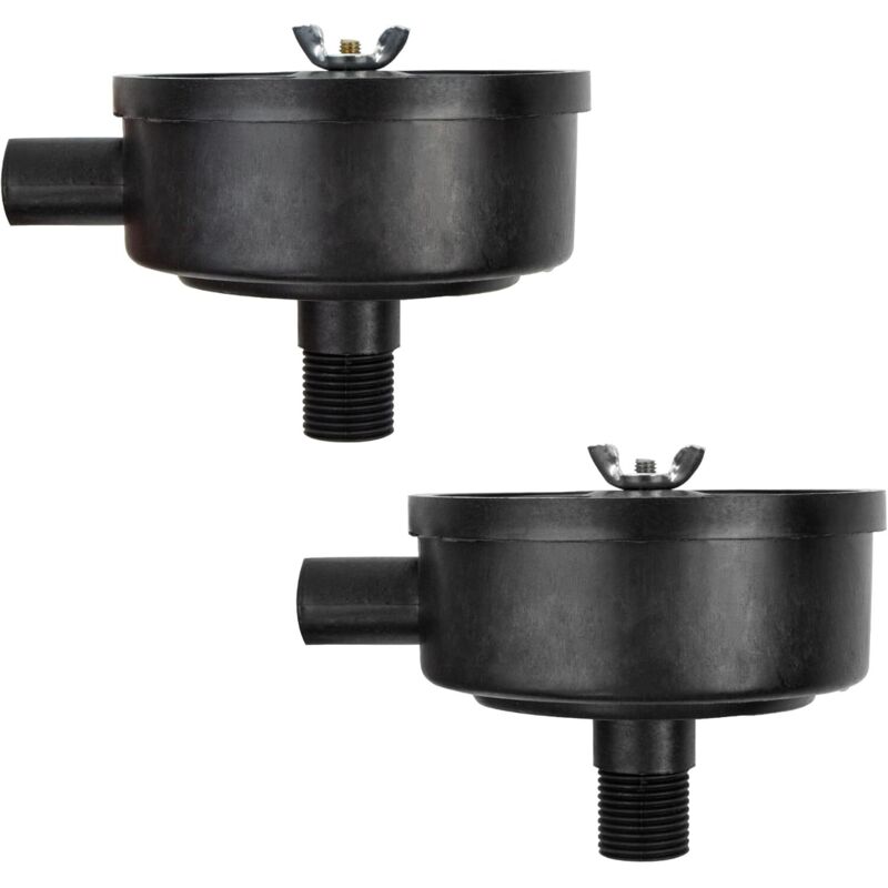 Filtre Silencieux Compresseur D'Air Accessoires, À Air Comprimé 1/2" 20mm Male Filetage Plastiques Coque Air Compresseur Silencieux Filtres Pour Les Chaudières À Compresseur D'Air 2 Pièces