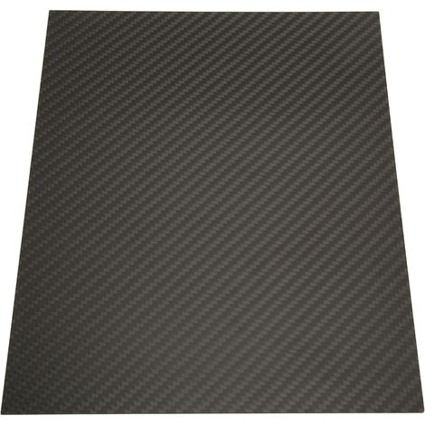Hochfeste 3k-kohlefaserplatte, Korrosionsbeständig, Matte Köperbindung, Für Rc-modellautos Und -flugzeuge, Abmessungen 200 X 250 X 0,5 Mm