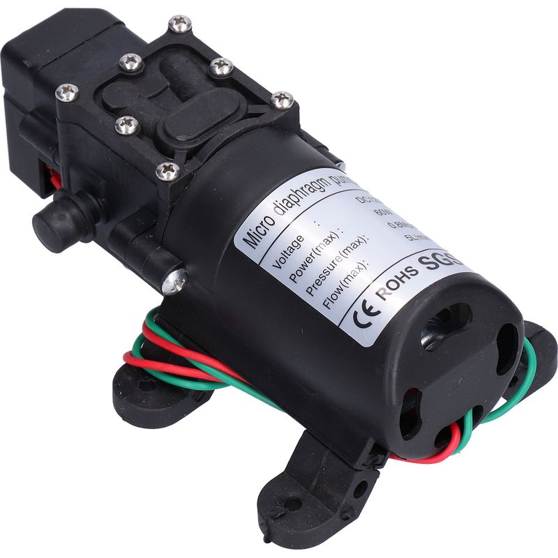 12v 60w Membranpumpe Für Die Garten- Und Schwimmbadbewässerung, Autark Und Hochdruckbeständig.