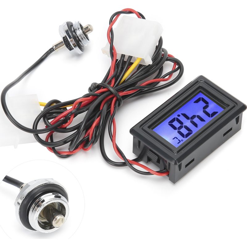 Wdxs-dt Digitales Display-thermometer Für Pc-flüssigkeitskühlung 5v-24v