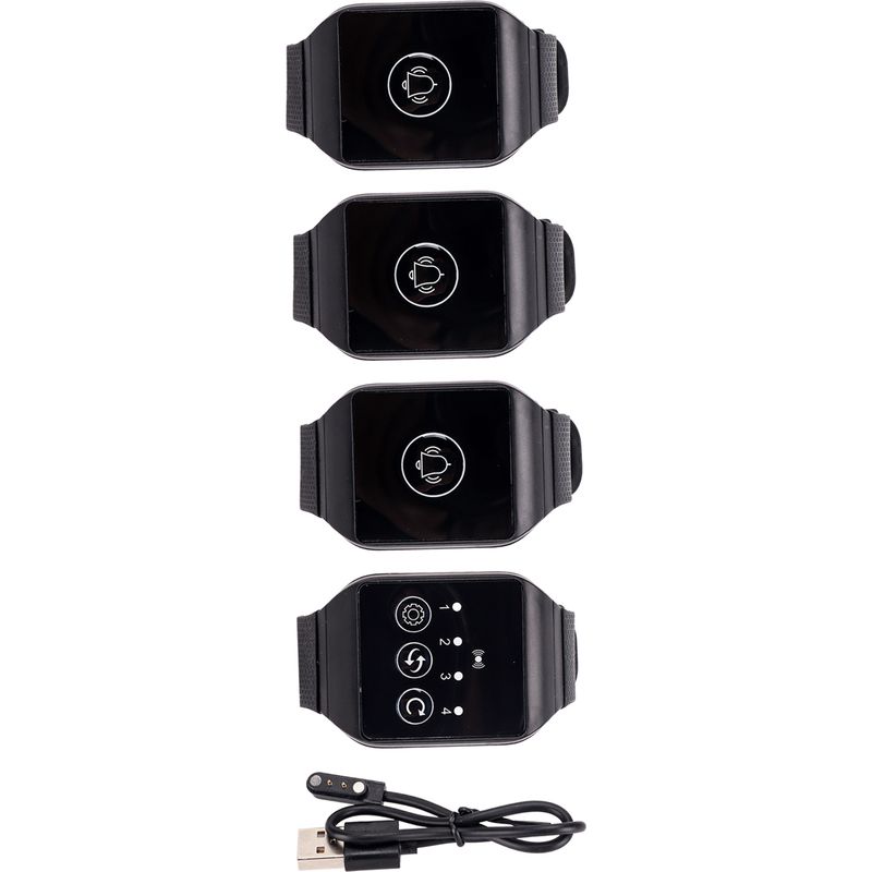 Ipx7 Wasserdichter 433,92-mhz-funk-handgelenkpager Für Restaurantsysteme – 3er-pack