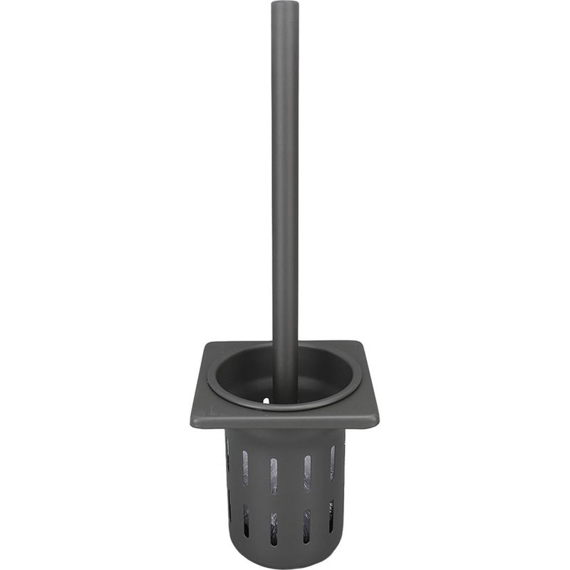 Wandmontierter Wc-bürstenhalter Aus Aluminium (luft- Und Raumfahrtqualität), Wc-bürstenset, Praktisches Aufhängen, Effektive Reinigung, Version 2