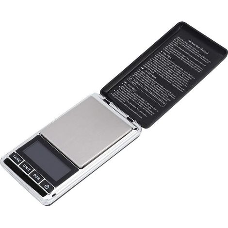 Mini Outil De Mesure De Pesage Électronique Numérique Lcd, Balance Alimentaire Pour La Cuisson À Domicile, Argent, Petit Matériau Abs Portable (200g/0.01g)
