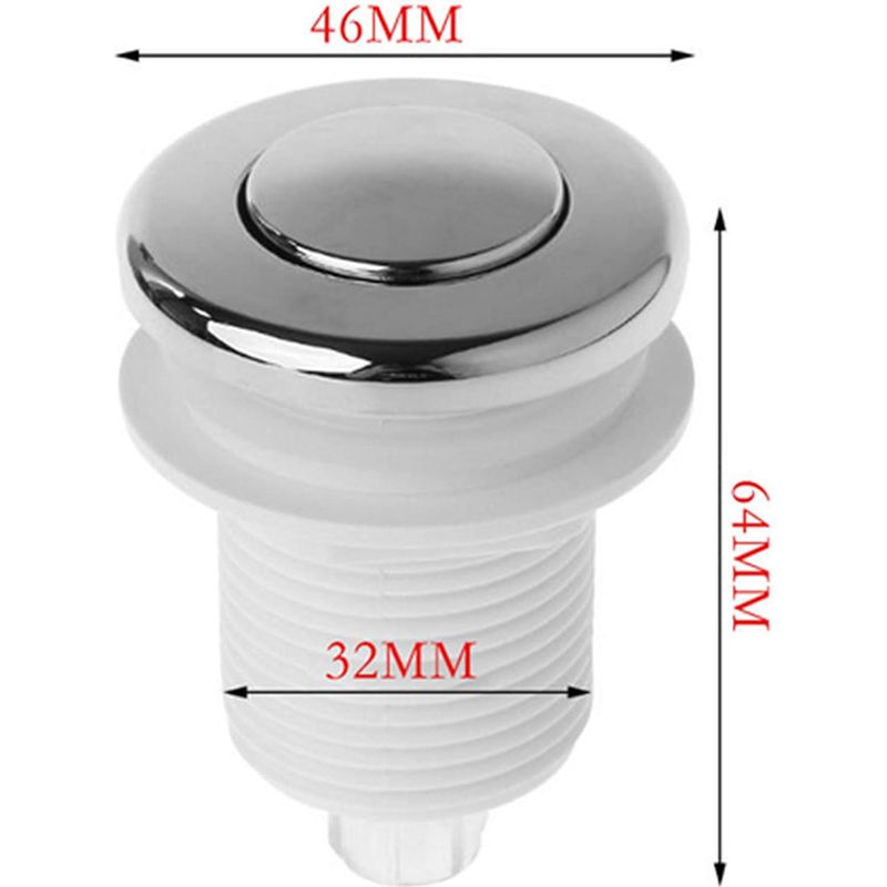 Druckknopfschalter, Ablaufschalter, Badewannen-/whirlpool-luftschalterset, Ablaufschalter – 32 Mm