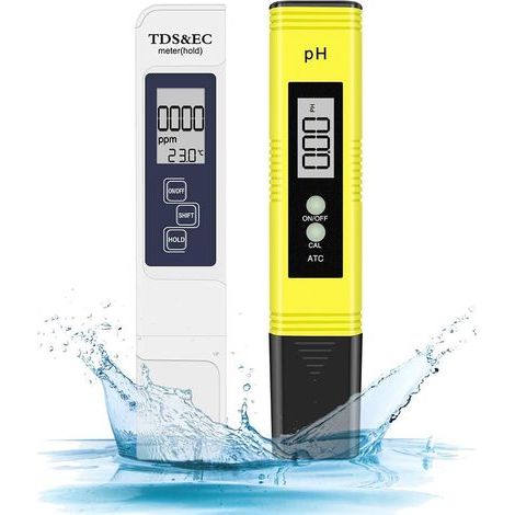 Ph-meter, Elektronisches 4-in-1-ph-meter Für Pools, Ph-meter, Tds-meter, Wasserqualitäts- Und Ph-wert-test Für Trinkwasser, Aquarien, Hydrokulturen Und Schwimmbäder