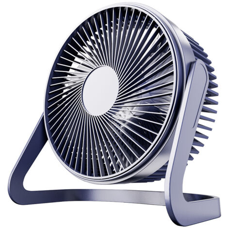 5-zoll-mini-usb-tischventilator, Leiser Elektrischer Ventilator, Blau