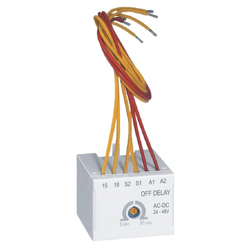 Legrand 416872 Elektronisches Zeitrelais Ctx3 Mit Verzögerter Öffnung – 24–48 V Wechselstrom