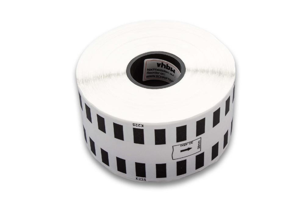 Vhbw - Etiketten-rolle 38mm X 30,48m (1 Etikette) Kompatibel Mit Brother Pt Ql-1050, Ql1050n, Ql-1060, Ql1060n Etiketten-drucker Weiß