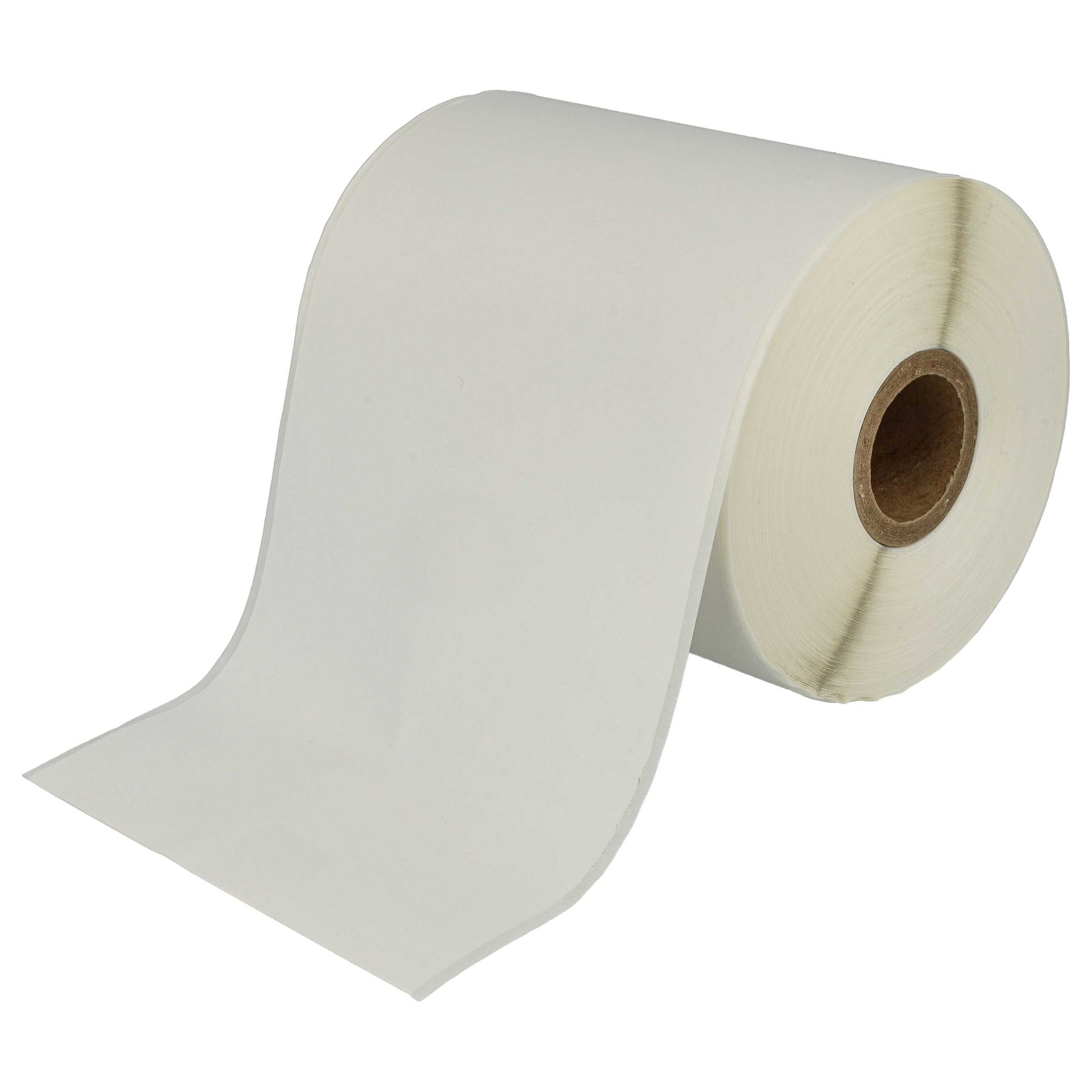 Vhbw - Etiketten-rolle 102mm X 44,3m (1 Etikette) Kompatibel Mit Brother Td-2130, Td-4100, Td-4000, Td-2130n Etiketten-drucker Weiß