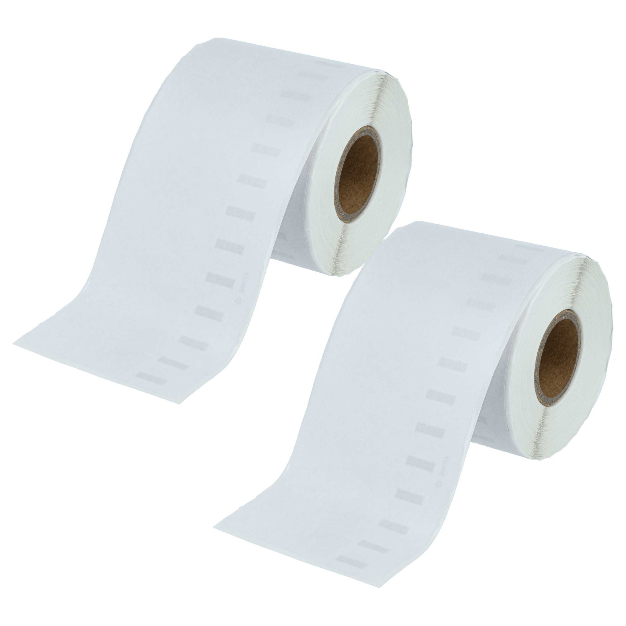 Vhbw - 2x Etiketten-rolle 59mm X 190mm (110 Etiketten) Kompatibel Mit Dymo Labelwriter 310, 310 Ii, 320, 310 Turbo Ii Etiketten-drucker Weiß