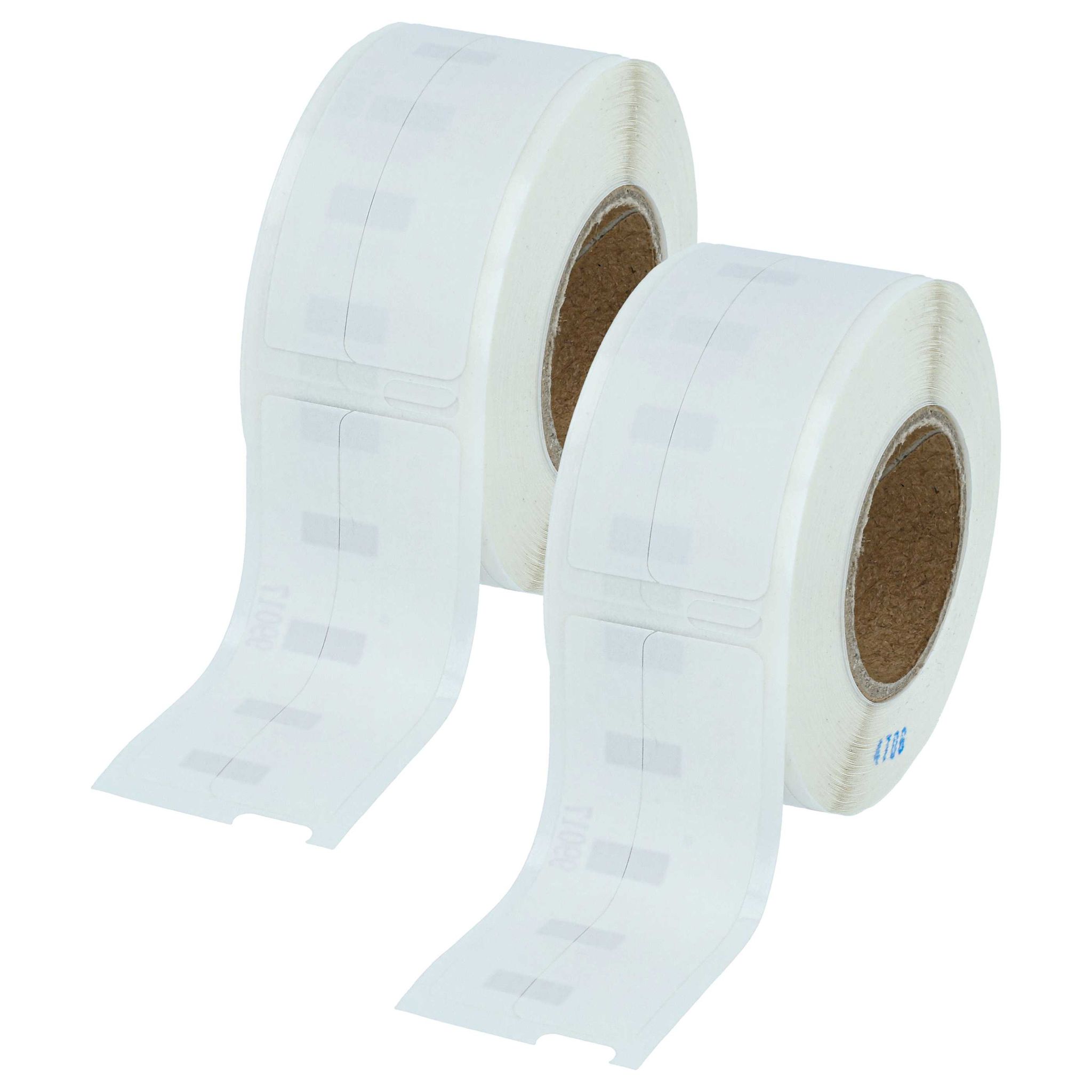 Vhbw - 2x Etiketten-rolle 12mm X 50mm (220 Etiketten) Kompatibel Mit Dymo Labelwriter El40, El60, Lw450, Lw400 Etiketten-drucker