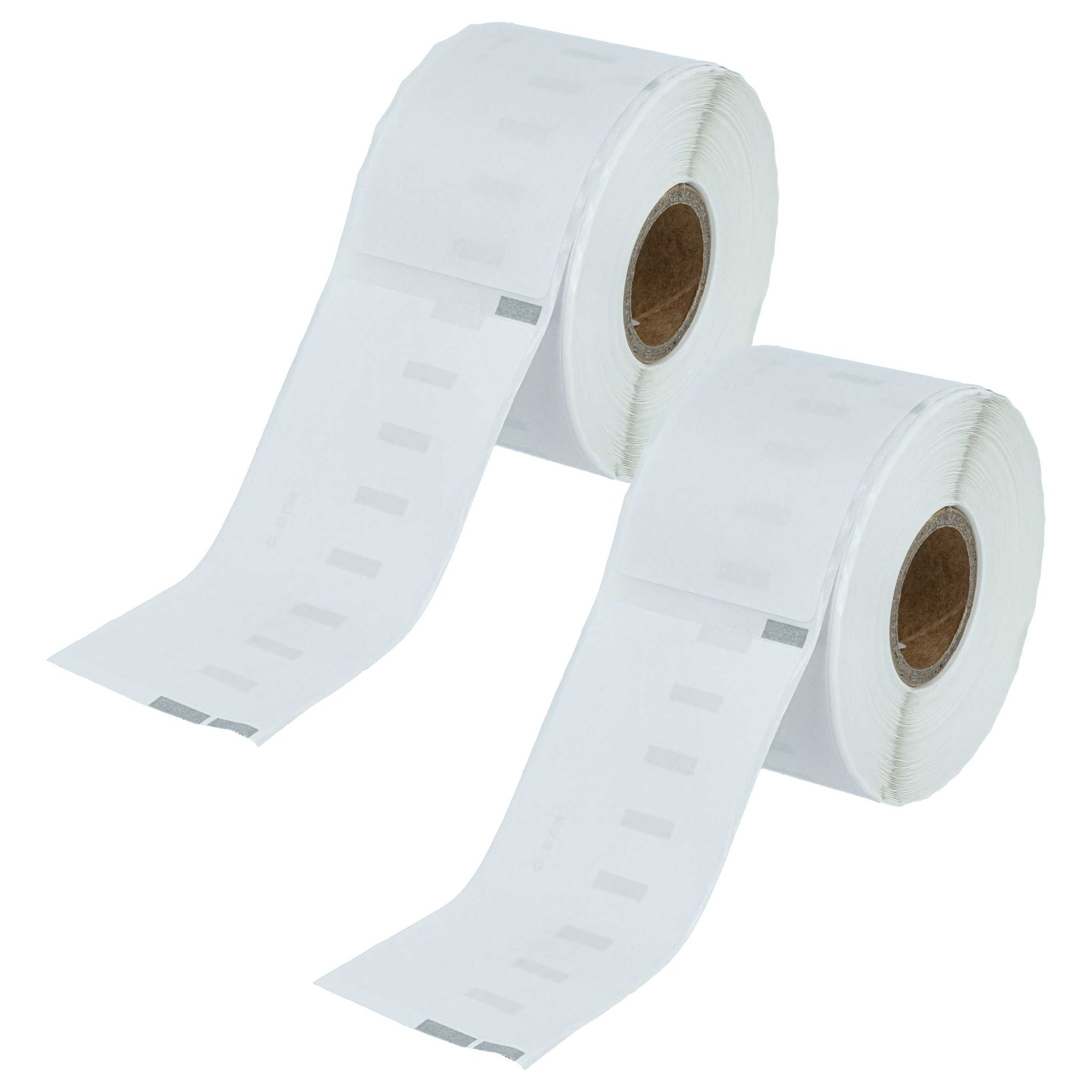 Vhbw - 2x Etiketten-rolle 41mm X 89mm (300 Etiketten) Kompatibel Mit Dymo Labelwriter 330 Turbo Ii, 400 Duo Etiketten-drucker Weiß