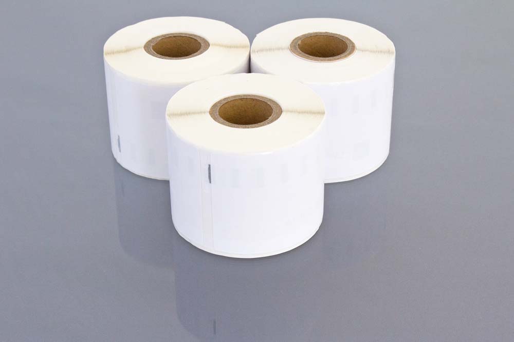 Vhbw - 3x Etiketten-rolle 54mm X 101mm (220 Etiketten) Kompatibel Mit Dymo Labelwriter 310, 310 Ii, 320, 310 Turbo Ii Etiketten-drucker Weiß
