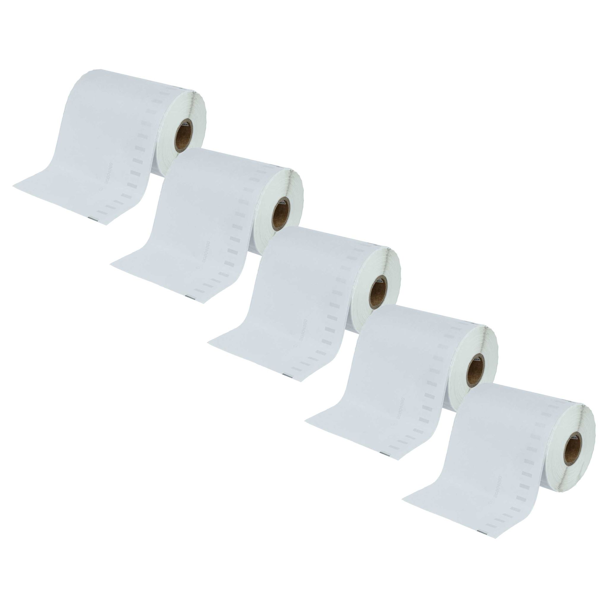 Vhbw - 5x Etiketten-rolle 104mm X 159mm (220 Etiketten) Kompatibel Mit Dymo Labelwriter 5 Xl, 4 Xl Etiketten-drucker