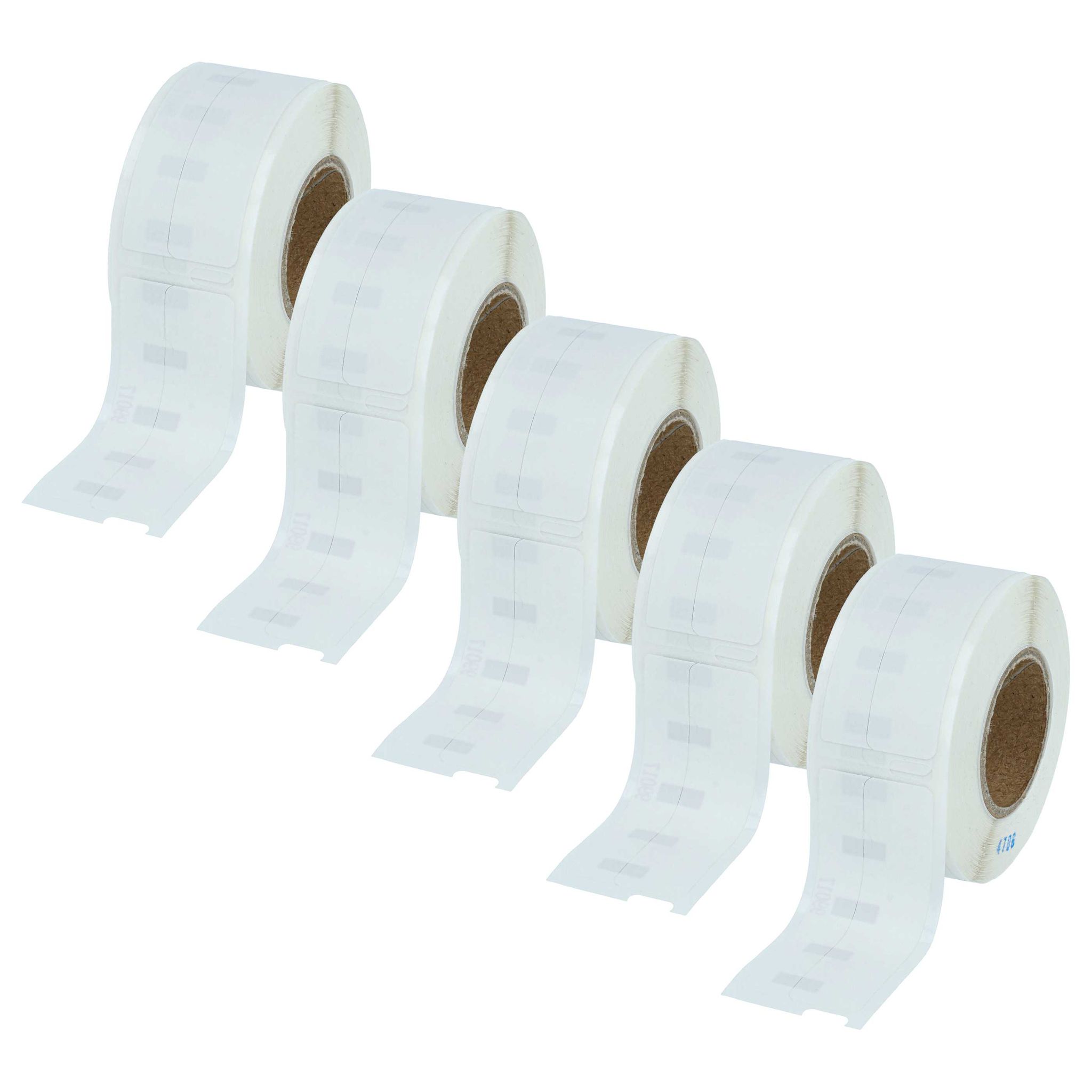 Vhbw - 5x Etiketten Klebeband Schriftband 12x50mm Kompatibel Mit Dymo Labelwriter 310, 310 Ii, 320, 320 Ii, 330, 330 Ii Ersatz Für 99017.