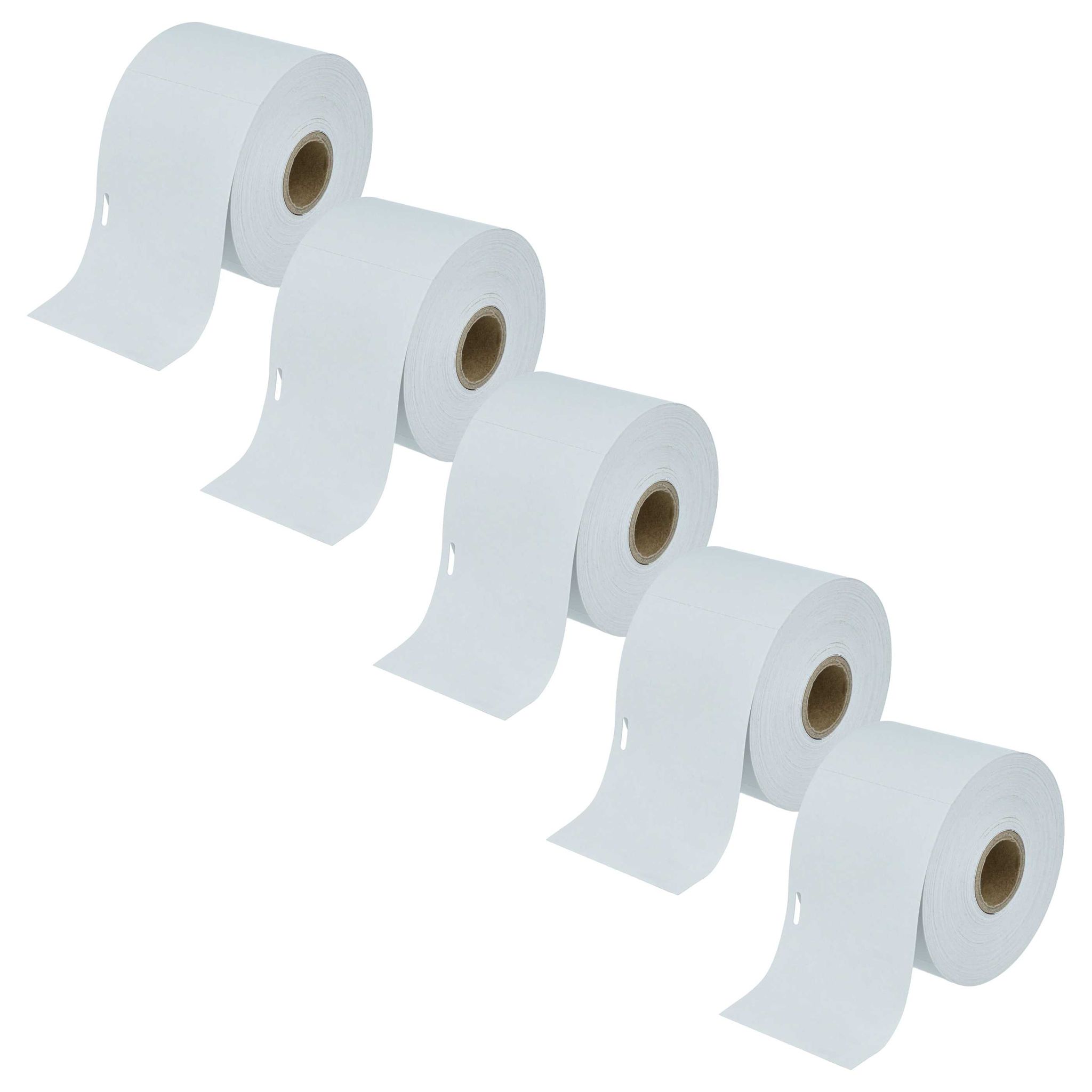 Vhbw - Set 5x Etiketten-rolle 62mm X 106mm Kompatibel Mit Dymo Labelwriter 320, 330, 400, 400 Duo, 400 Turbo Etiketten-drucker