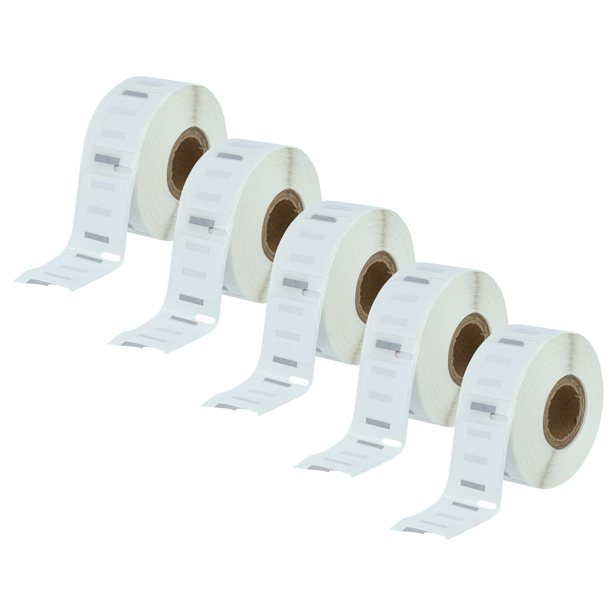 Vhbw - 5x Etiketten-rolle 25mm X 25mm (750 Etiketten) Kompatibel Mit Dymo Labelwriter 310, 320, 330 Series, 330 Etiketten-drucker Weiß