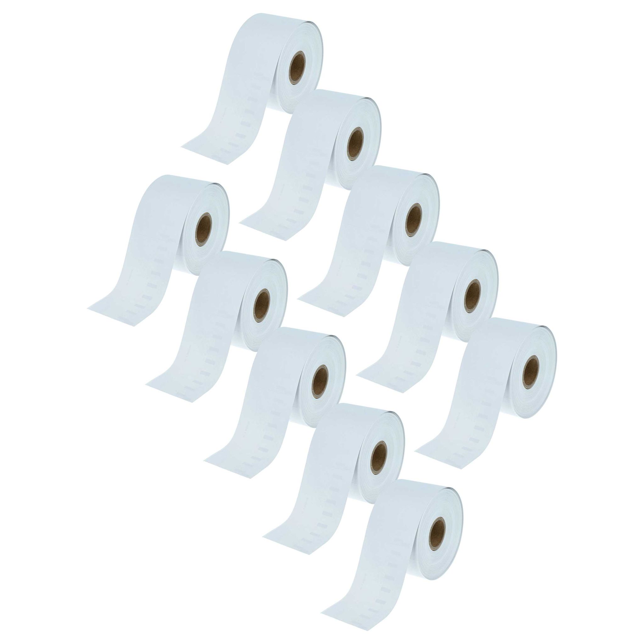 Vhbw - Set 10x Etiketten-rolle 51mm X 89mm Ersatz Für Dymo S0929100 Für Etiketten-drucker