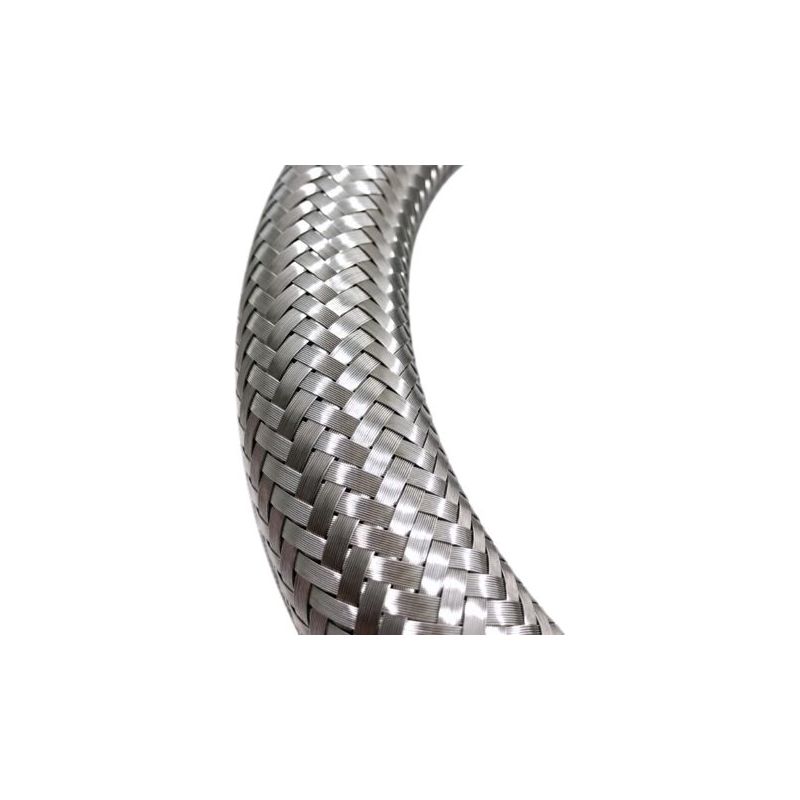 Hygieneschlauch Aus Edelstahl, 32 Mm Durchmesser – 1 1/4" (33/42) Innengewinde – Länge 50 Cm – Durchflussmenge: 400 L/min Bei 3 Bar – Maximaldruck: 6 Bar – Isoflex
