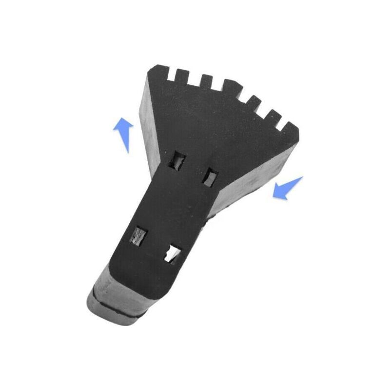 Sollbry 4er-pack Rutschfeste Treppenstufenmatten, Rutschfeste Treppenstufenmatten, Rutschfeste Trittmatten Für Den Innenbereich, Geeignet Für Teleskopleitern (schwarz, 6 X 21,8 Cm)