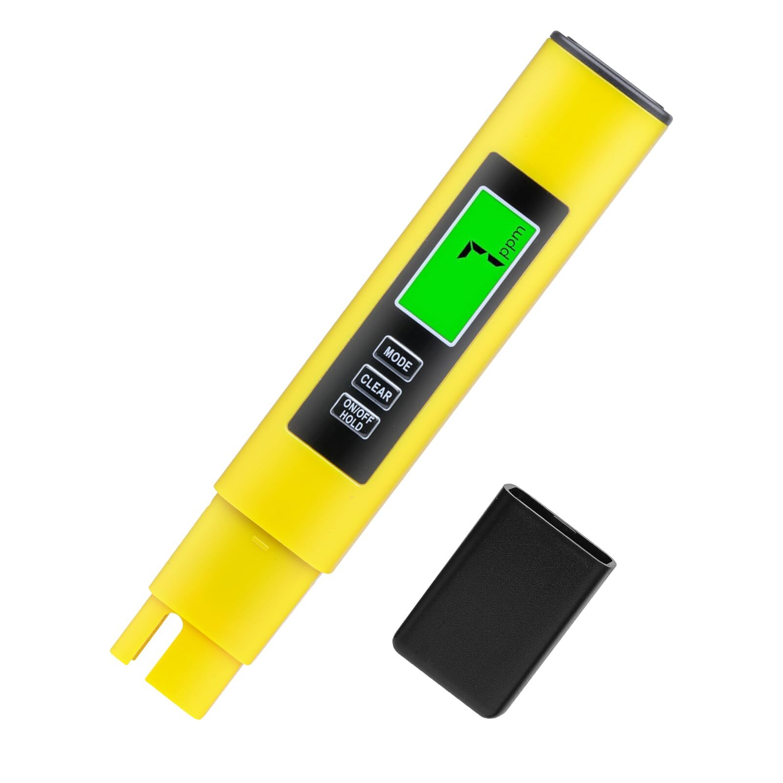 Testeur D'Eau Numérique Tds 3 En 1 - Mesure Tds, Ec Et Température - 0-9999 Ppm - Testeur De Qualité De L'Eau De Haute Précision Pour Eau Potable, Aquarium, Piscine, Hydroponie - Jaune