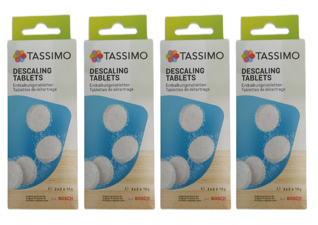 4er Pack Bosch Tcz6004 Entkalkungstabletten Für Alle Tassimo Multi-getränke-automaten