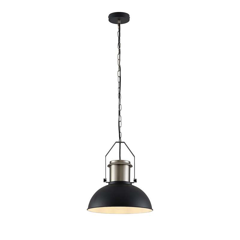 [gebraucht] B-ware Lindby Freitjof Hängeleuchte Hängeleuchte Lampe Leuchte Ip20 Schwarz/nickel M200