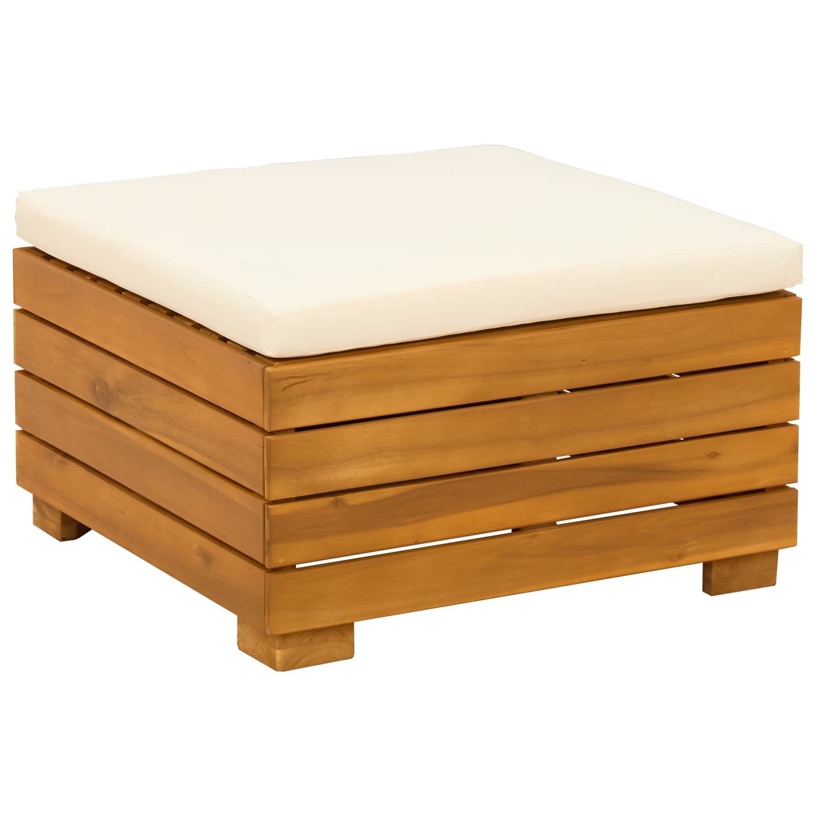 Maison Exclusive - Garten-fußhocker Massivholz Akazie Braun Und C