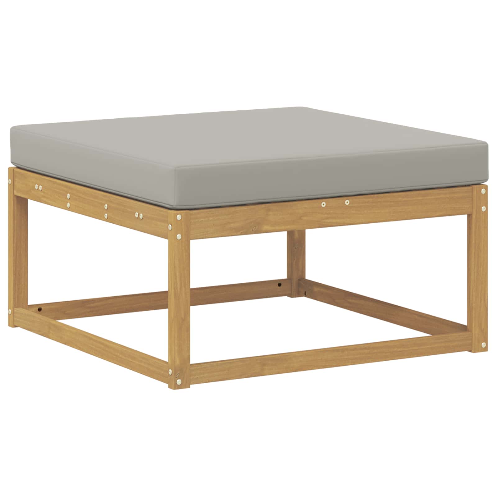 Maison Exclusive - Outdoor-fußhocker Polyester Whitewash Und Hell