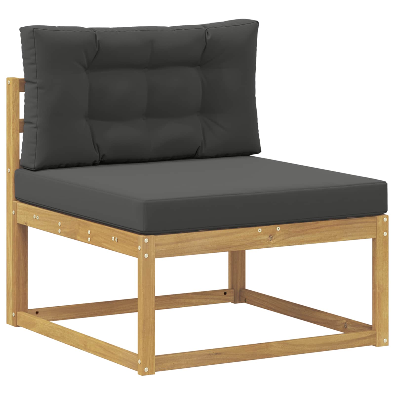 Maison Exclusive - Outdoor Mittelsofa Polyester Whitewash Und Ant