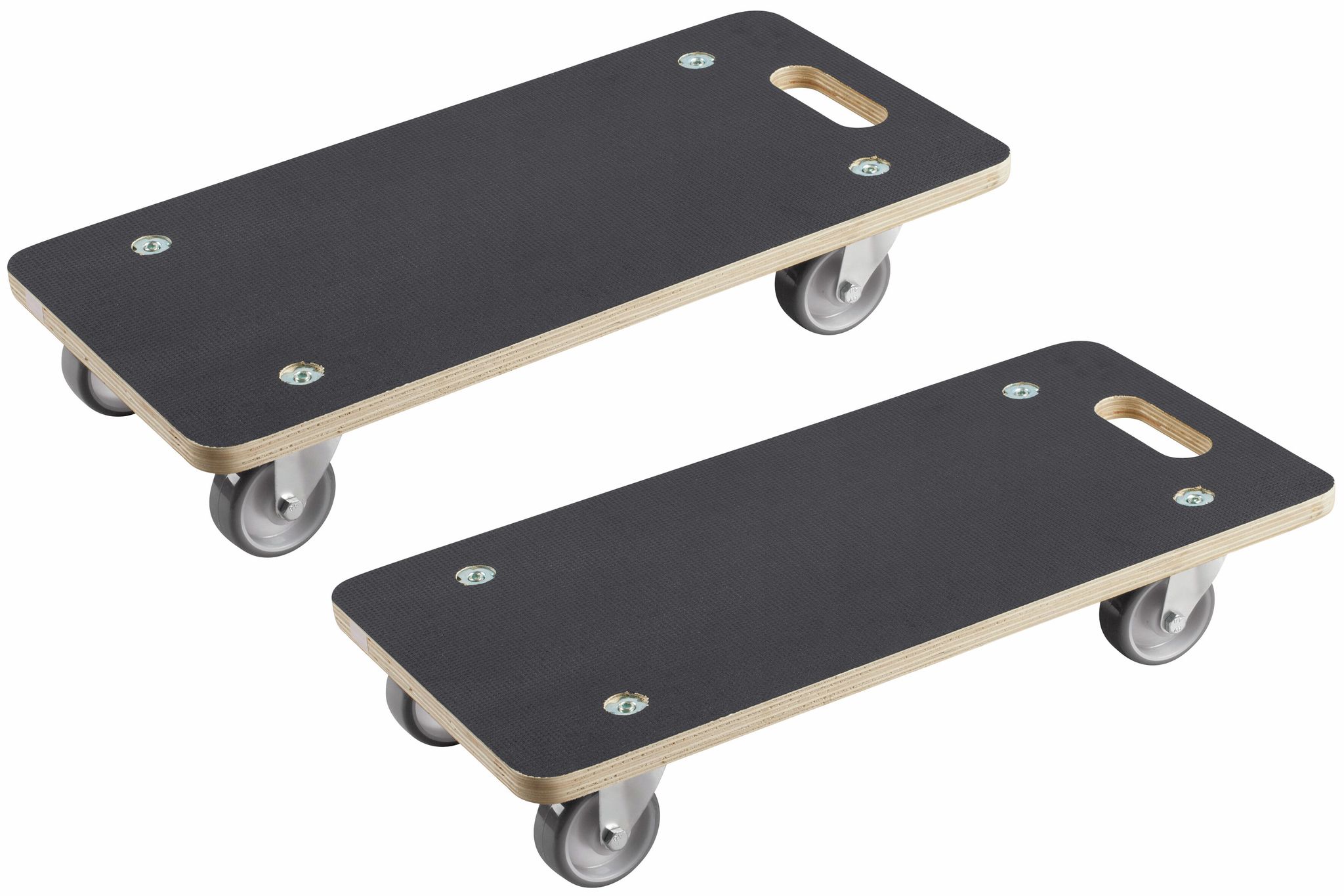 Metafranc Transportroller 590 X 290 Mm - 2 Stück - 200 Kg Tragkraft - Siebdruckplatte Mit Pu-rädern