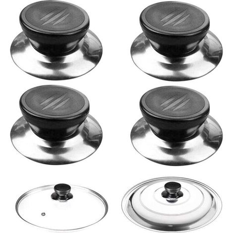 Deckelknopf, 4-teiliges Topfdeckelgriff-set, Deckelknopf-abdeckung, Deckelgriff Passend Für Wasserkocher, Bratpfannen Und Küchenutensiliendeckel