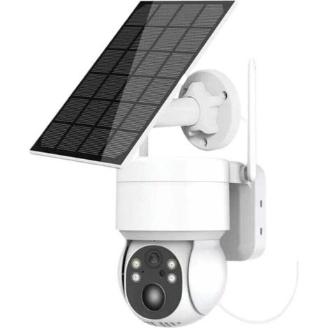Solarbetriebene, Kabellose Hd-außenkamera, Ptz-ip-kamera Mit Solarpanel Und Akku, 4-mp-überwachungskamera Für Haus, Einfahrt Und Flur