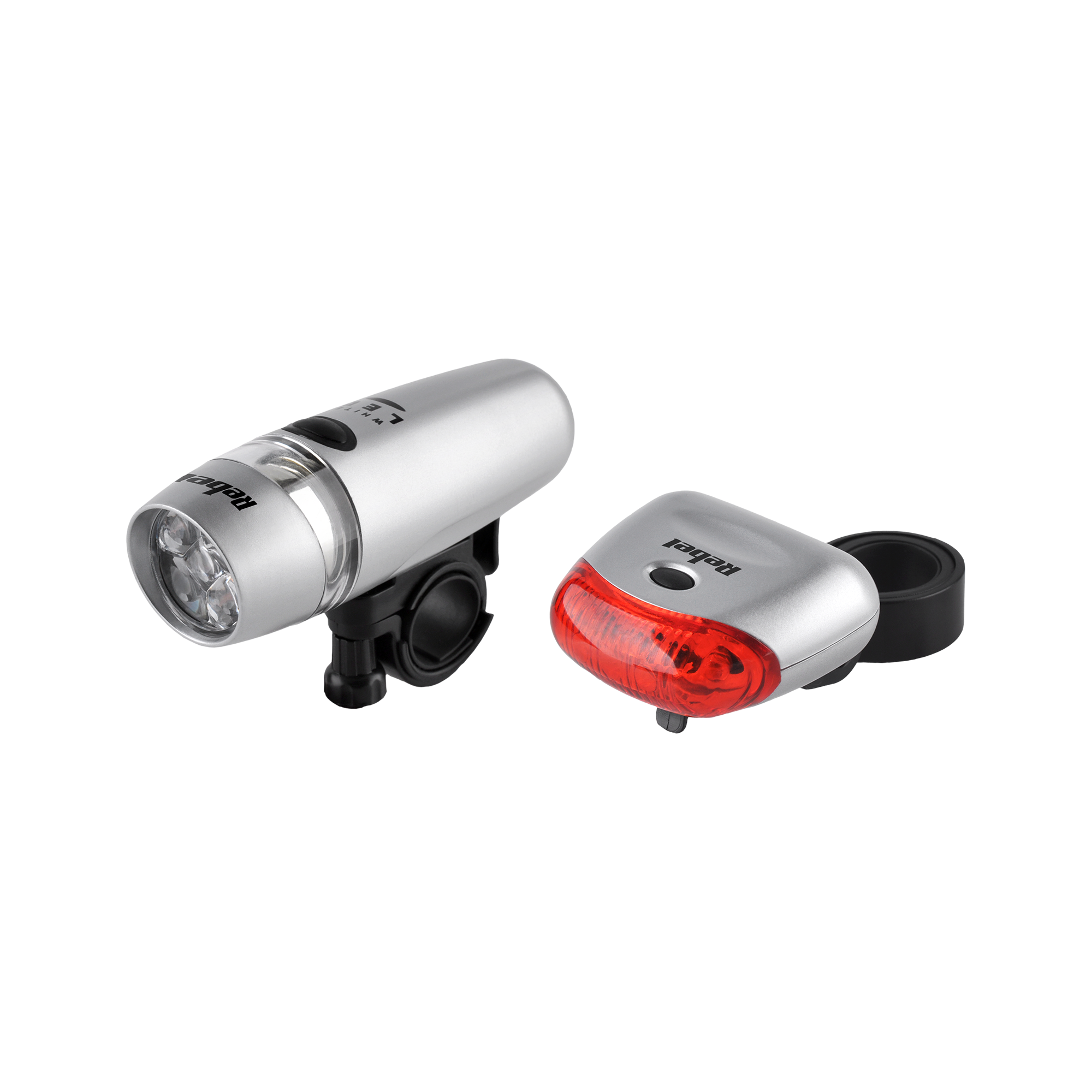 Aaa Rebel Led Rück- Und Vorderlicht-set Für Fahrräder