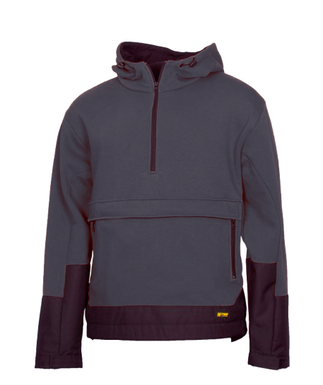 Grau Kapuzen-sweatshirt Mit Membran Und Bauchtasche Stanford T.m - Strickwaren Bonnemaille - Stanford 15 - Tm