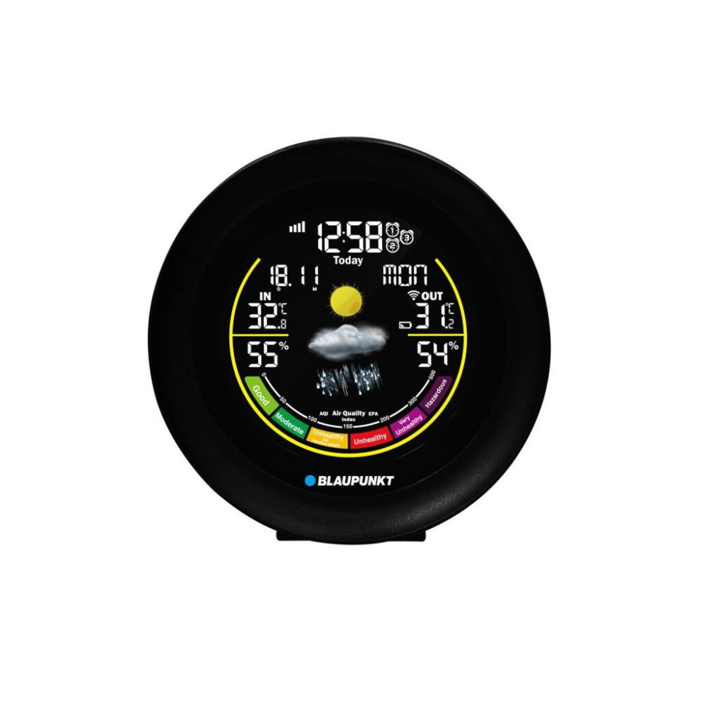 Blaupunkt Ws35bk App Wetterstation, Schwarz
