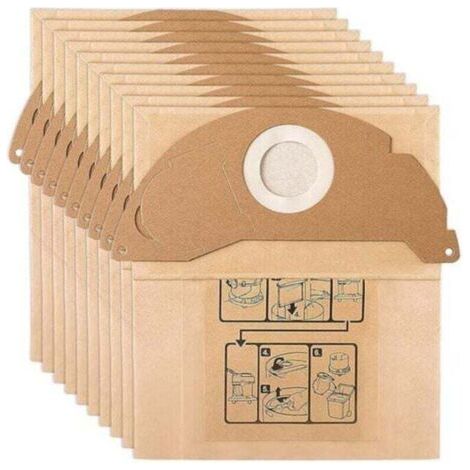 Ersatz-staubsaugerbeutel Für Kärcher, 15 Staubsaugerbeutel Für Kärcher Wd2 Mv2 6.904-322.0 Wd 2.200 Wd2250 A2004 A2054 A2099, Ersatz-staubsaugerbeutel Für Kärcher