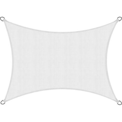 Weißes Sonnensegel, Wärmedämmung Für Den Außenbereich, Campingausrüstung, Weiß, 2 M × 3 M