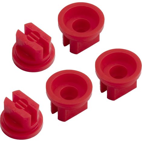 14er-packung Flachdüsen Aus Kunststoff, 110°, 0,4 Mm Öffnung, Für Rückenspritzen, Gartenspritzen Und Landwirtschaftsspritzen (rot) – 10 Stück Fächerspritze Vp110-04 Rot