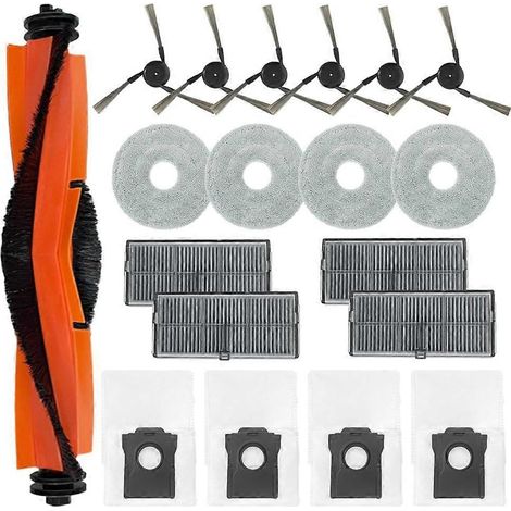 Pour Aspirateur Robot Dreame X40 Ultra Complete Et S30 Pro Ultra : Brosse Principale Latérale, Filtres Hepa, Lingette De Nettoyage Et Sacs À Poussière.