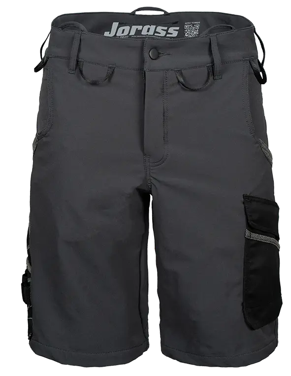 Bermuda Jorass Stretch - Gr.46 - Graphit / Schwarz - Bosseur - 12663-006