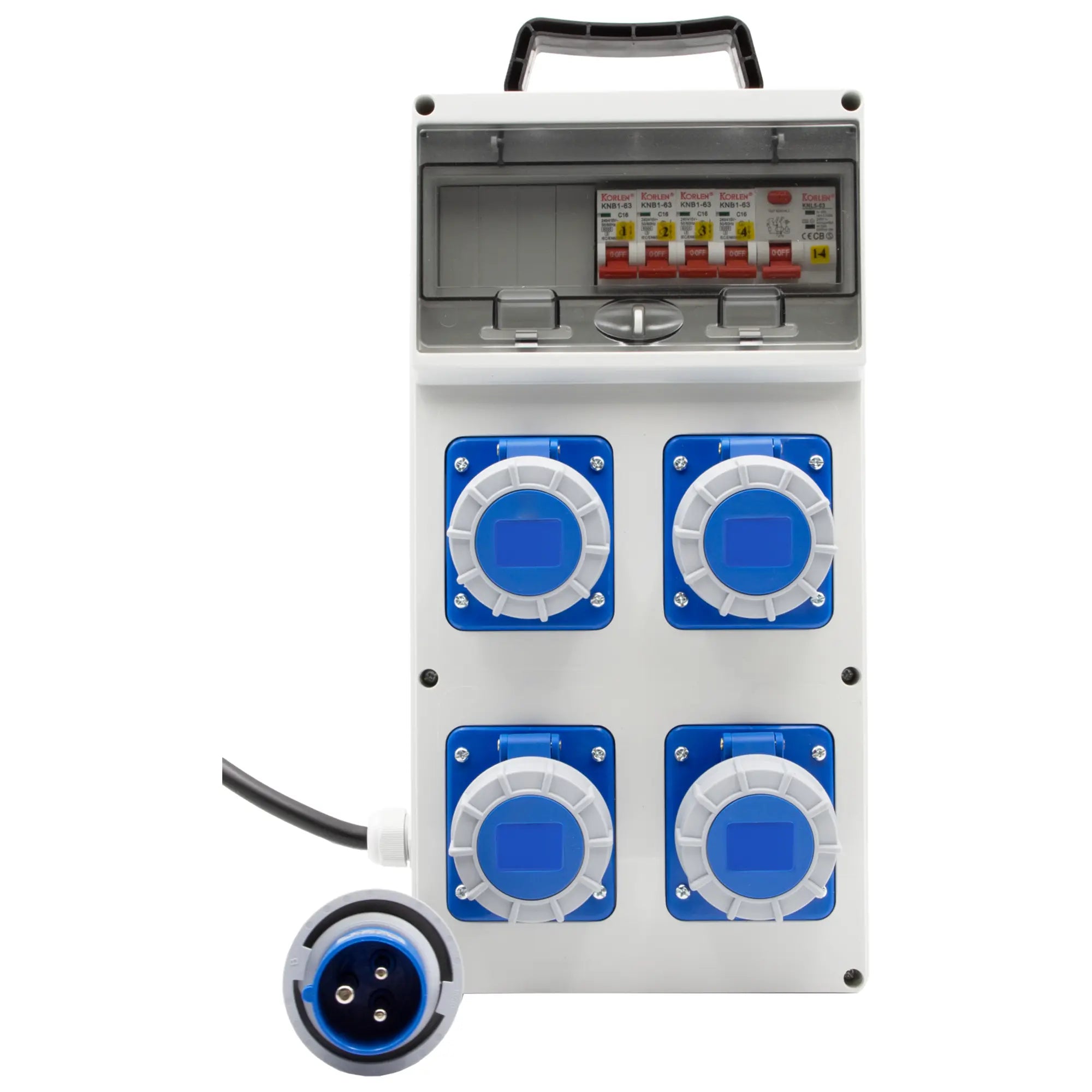 Brennenstuhl Bsv 4 Itr2 Rcd 30ma 4x Cee 230v/16a Ip67 Stromverteiler