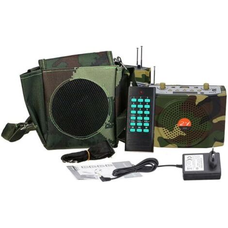 Elektrisches Jagdlockgerät Mit Fernbedienung, 28 W – Mp3-lautsprecherset – Elektronische Lockrufe – Vogellocker