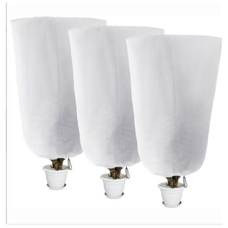 Bunthaus Voile Hivernage Plante Exterieur, Lot De 2 Housse D'Hivernage Pour Plantes En Pot, 80 X 120cm Contre Le Froid Et Le Gel, 60g/m² Bâche Protection Arbustes Couverture