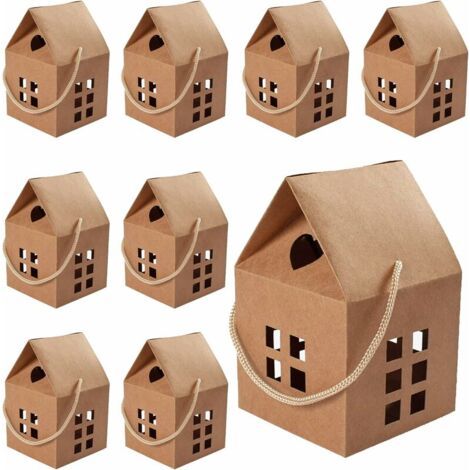 Bunthaus 26 Pcs Boîtes En Papier Kraft, Petits Coffrets Cadeaux Kraft Boîte Cadeau En Papier Kraft Boîtes-cadeaux(kraft)